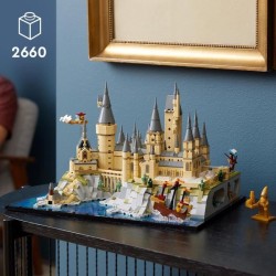 LEGO Harry Potter 76419 Le Château et le Domaine de Poudlard, Maquette a Cons...