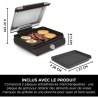 Grill et plancha NINJA - Sizzle GR101EU - Surface 34x8x13,5cm - Jusqu'a 260°C
