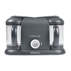 BÉABA - Babycook Duo - Robot Bébé 4 en 1 Mixeur-Cuiseur - Cuisson Vapeur rapi...