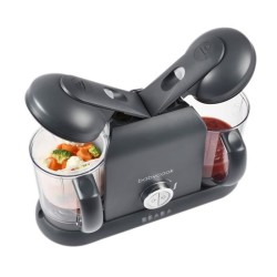 BÉABA - Babycook Duo - Robot Bébé 4 en 1 Mixeur-Cuiseur - Cuisson Vapeur rapi...