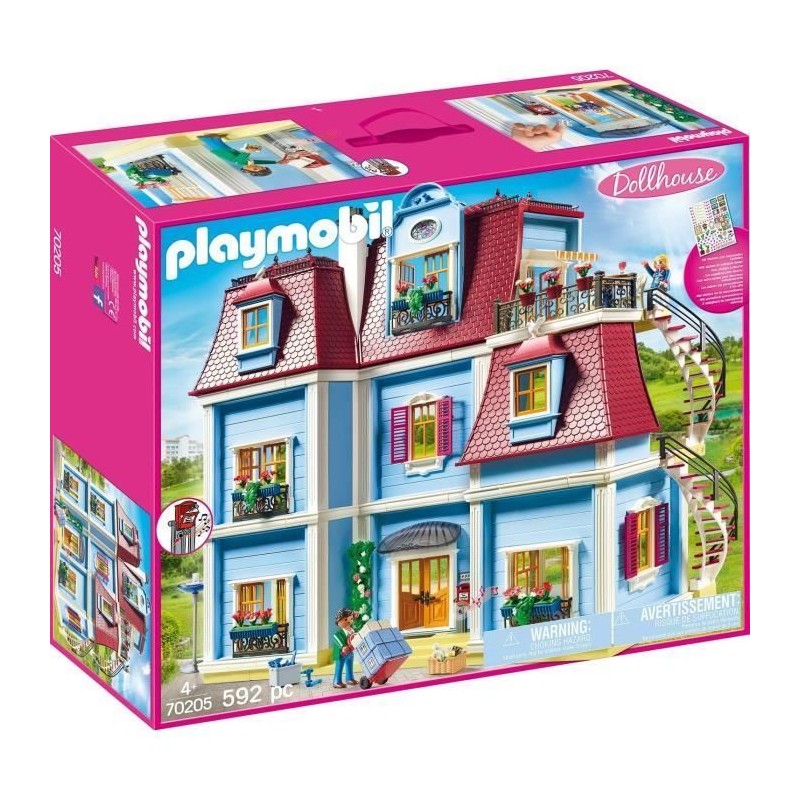 PLAYMOBIL 70205 Grande Maison Traditionnelle, Dollhouse La Maison Traditionne...