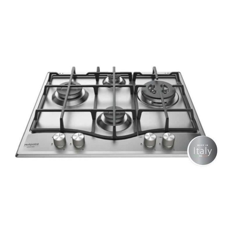 Plaque de cuisson Gaz - HOTPOINT - 4 foyers - L 60 x P51 cm - PNN 641