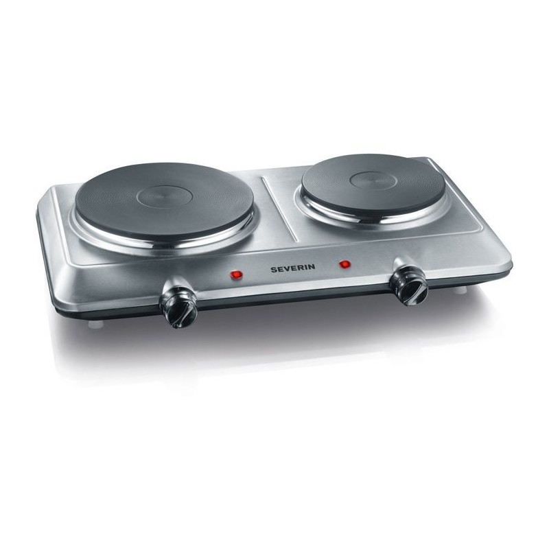 Plaque de cuisson posable SEVERIN - K1014 - 2 foyers en fonte - 2500W