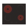 Plaque de cuisson vitrocéramique CANDY CH64CCB - 4 foyers - L 56 x P