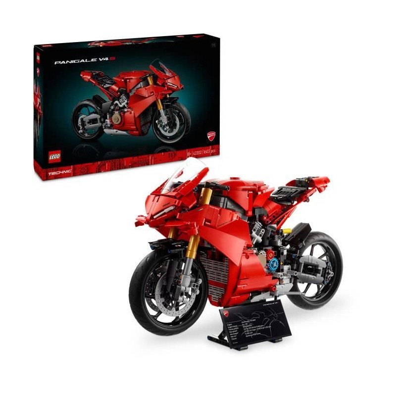 LEGO Technic 42202 La Moto Ducati Panigale V4 S - Moto a construire pour adulte