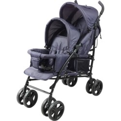 Poussette canne double BAMBISOL - 6-36 mois pour le siege avant (max 15 kg) e...