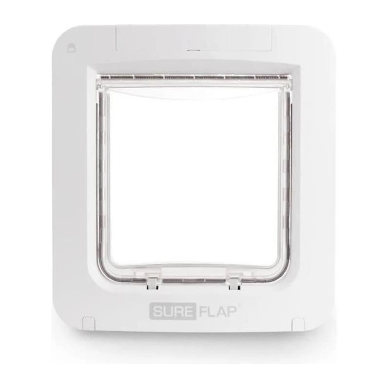 SUREFLAP Grande Chatiere a Puce électronique Connecté - Blanc - 178 mm x 170 ...