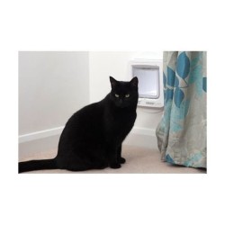 SUREFLAP Grande Chatiere a Puce électronique Connecté - Blanc - 178 mm x 170 ...