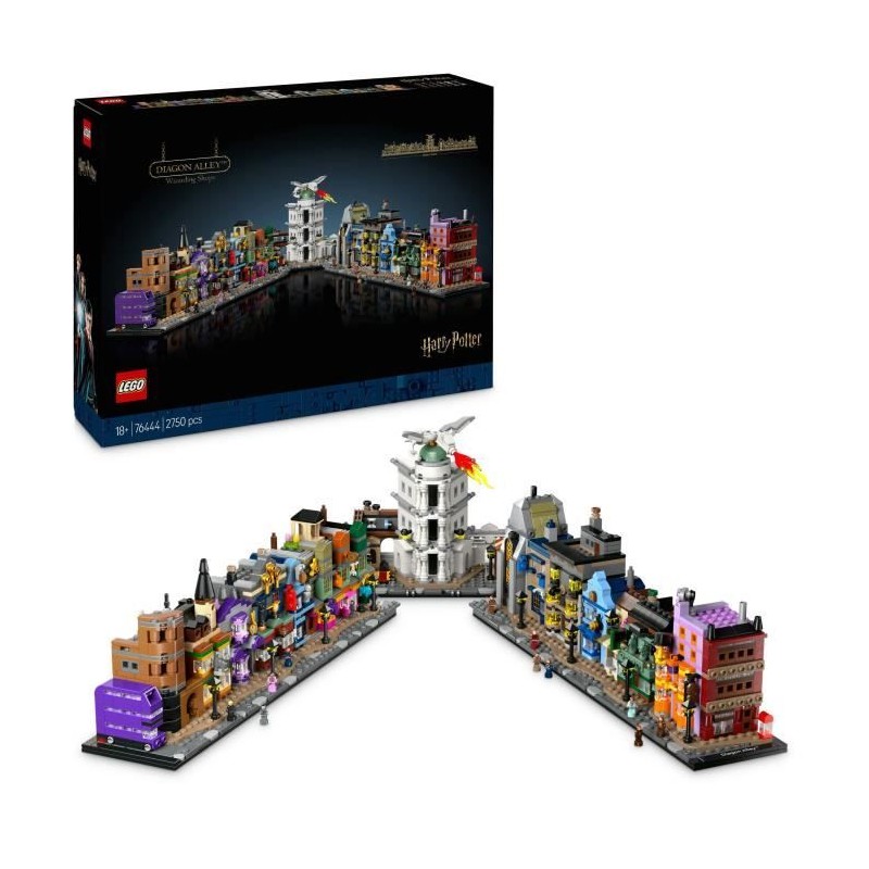 LEGO Harry Potter 76444 Les boutiques magiques du Chemin de Traverse - Set po...