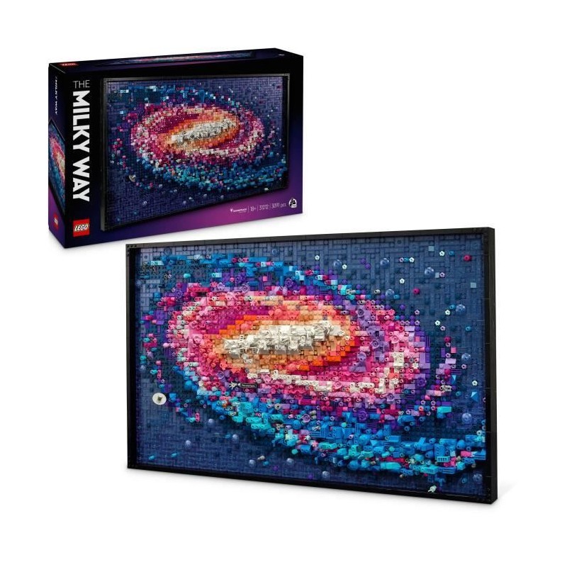 LEGO Art 31212 La Voie lactée - Set de décoration murale et de construction c...