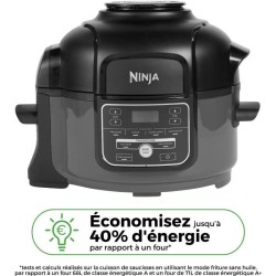 Multicuiseur NINJA - Foodi Mini OP100EU - Capacité 4,7L - 6 programmes de cui...