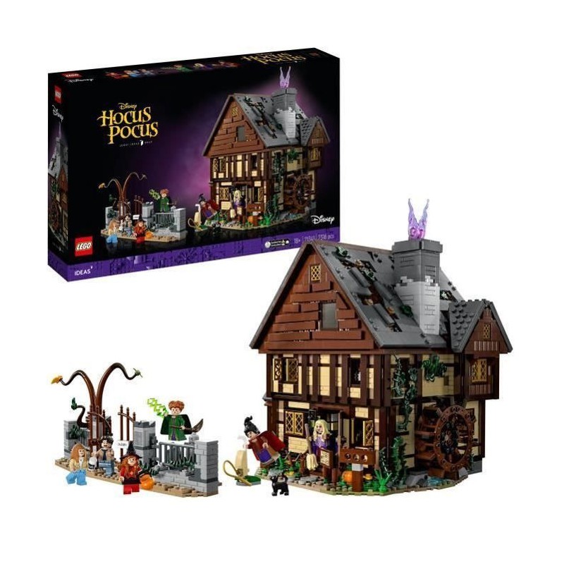 LEGO Ideas Hocus Pocus Disney : le manoir des soeurs Sanderson 21341 -Set de ...