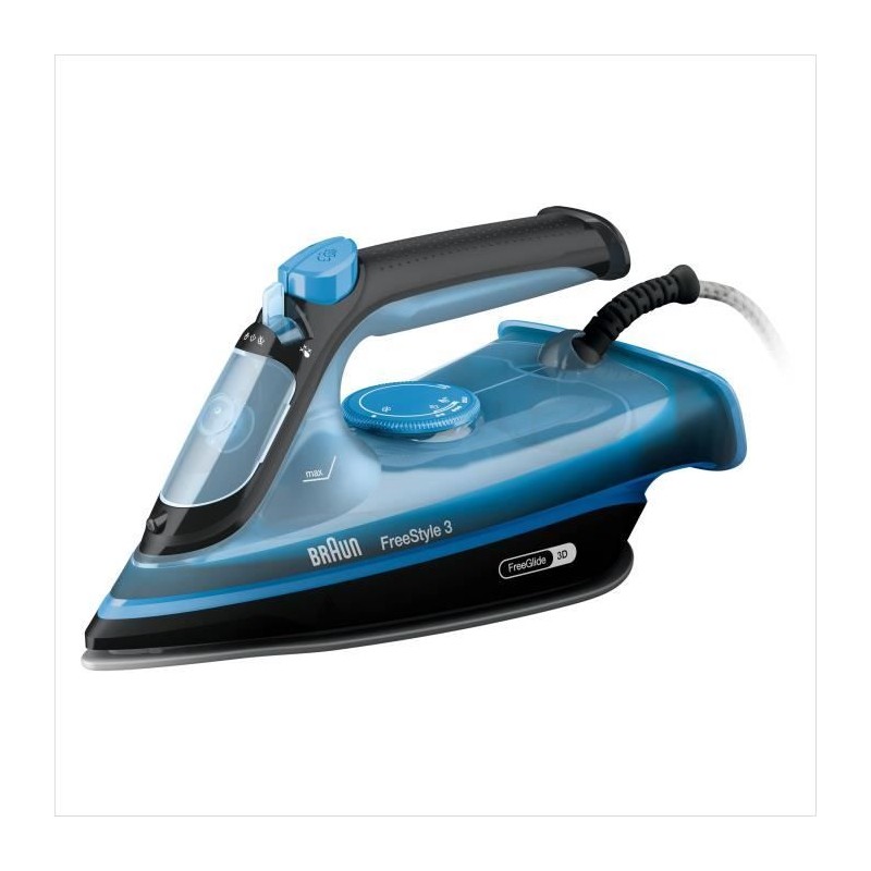 Fer vapeur - BRAUN - FI3194BK FreeStyle 3 - Puissance 2400 W - Vapeur