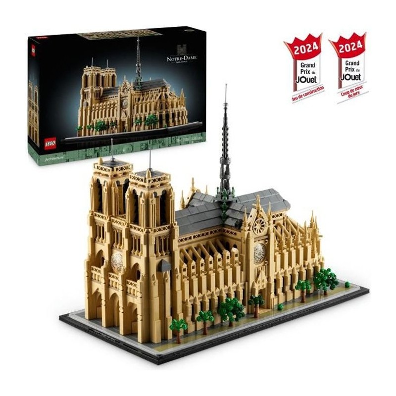 LEGO Architecture 21061 Notre-Dame de Paris - Set de Construction pour Adultes