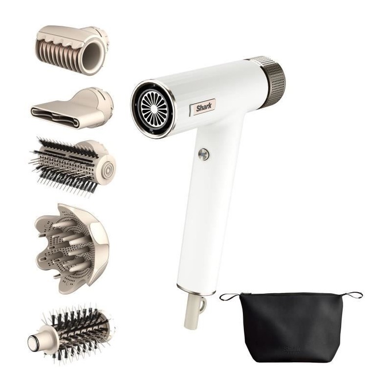 Seche-cheveux - SHARK - SpeedStyle HD352EU - Boucleur & RapidGloss - Séchage ...