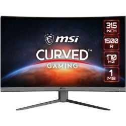 Ecran PC Gamer Incurvé - MSI -  31,5 - WQHD - 170Hz - Dalle VA - 1ms
