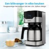 Cafetiere filtre programmable avec carafe - MEDION - MD 18458 -