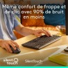Ensemble Clavier Souris - Sans fil - Logitech - MK295 - AZERTY - Noir