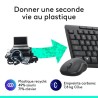 Ensemble Clavier Souris - Sans fil - Logitech - MK295 - AZERTY - Noir