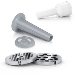 Hachoir a viande - BOSCH - MFW2510W - 2 grilles - Garnisseur de