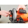 Scie circulaire filaire - BLACK+DECKER - CS1550-QS - 1500W - profondeur de co...
