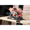 Scie circulaire filaire - BLACK+DECKER - CS1550-QS - 1500W - profondeur de co...