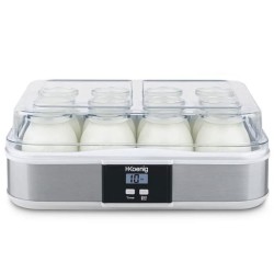 Yaourtiere HKoeNIG - ELY120 - Capacité 12 pots en verre de 160ml + 1 pot a fr...