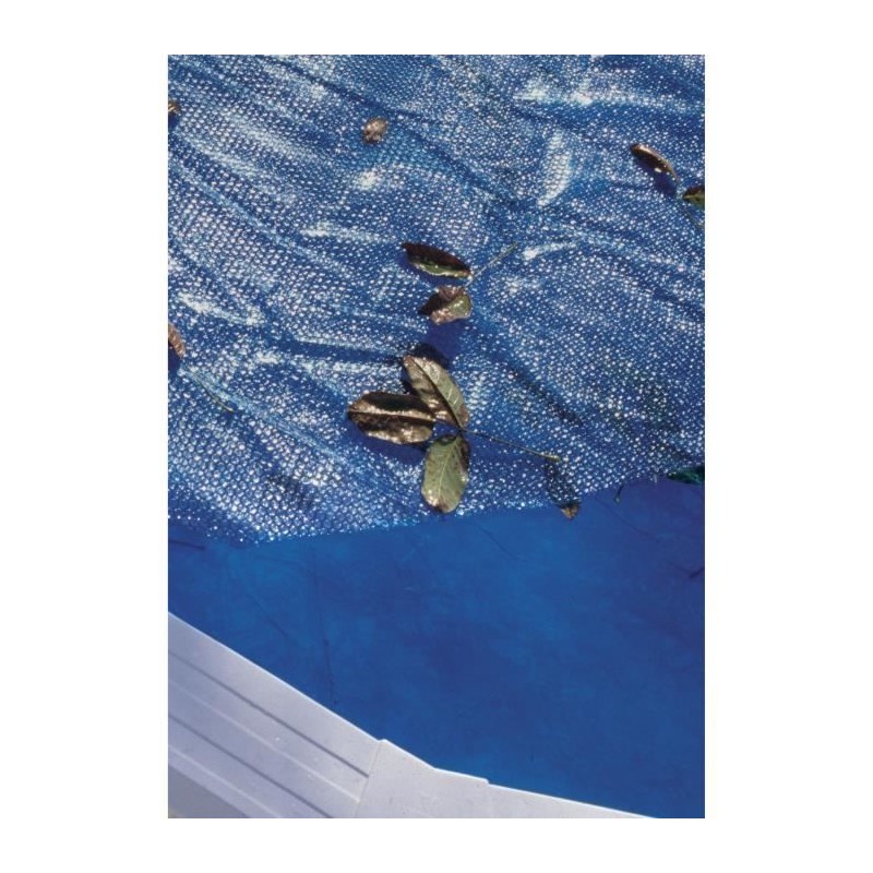 GRE - Bâche été a bulles pour piscine autoportante 6,10 x 3,75 m -  Épaisseur...