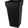 Pot de fleurs Carré XXL 43 cm - EDA - Toscane - 98 L - 43,3 x 43,3 x H. 80 cm...