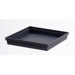 Pot de fleurs Carré XXL 43 cm - EDA - Toscane - 98 L - 43,3 x 43,3 x H. 80 cm...