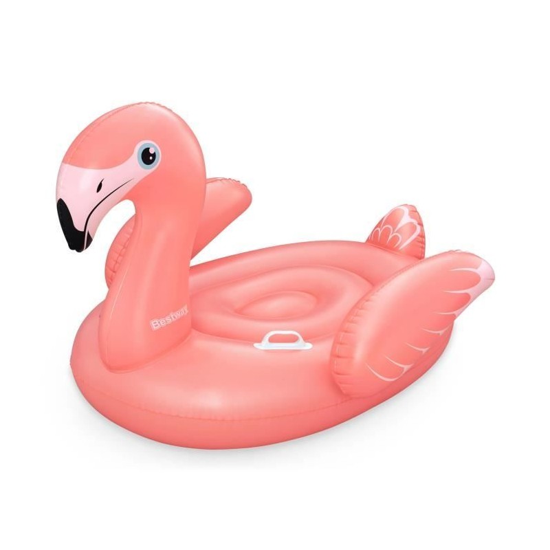 Bouée a chevaucher - Bestway - Flamant rose - 138 x 107 cm