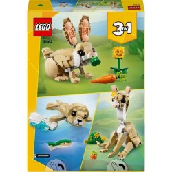 LEGO Creator 31162 3-en-1 L'adorable lapin - Jeu de construction pour fille d...
