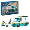 LEGO City 60451 L'ambulance de secours - Jouet de construction pour garçon de...