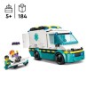 LEGO City 60451 L'ambulance de secours - Jouet de construction pour garçon de...