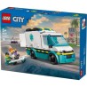 LEGO City 60451 L'ambulance de secours - Jouet de construction pour garçon de...