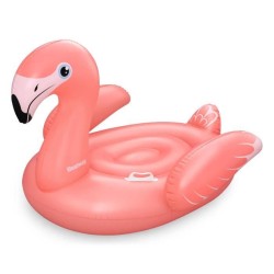 Bouée a chevaucher - Bestway - Flamant rose - 168 x 120 cm