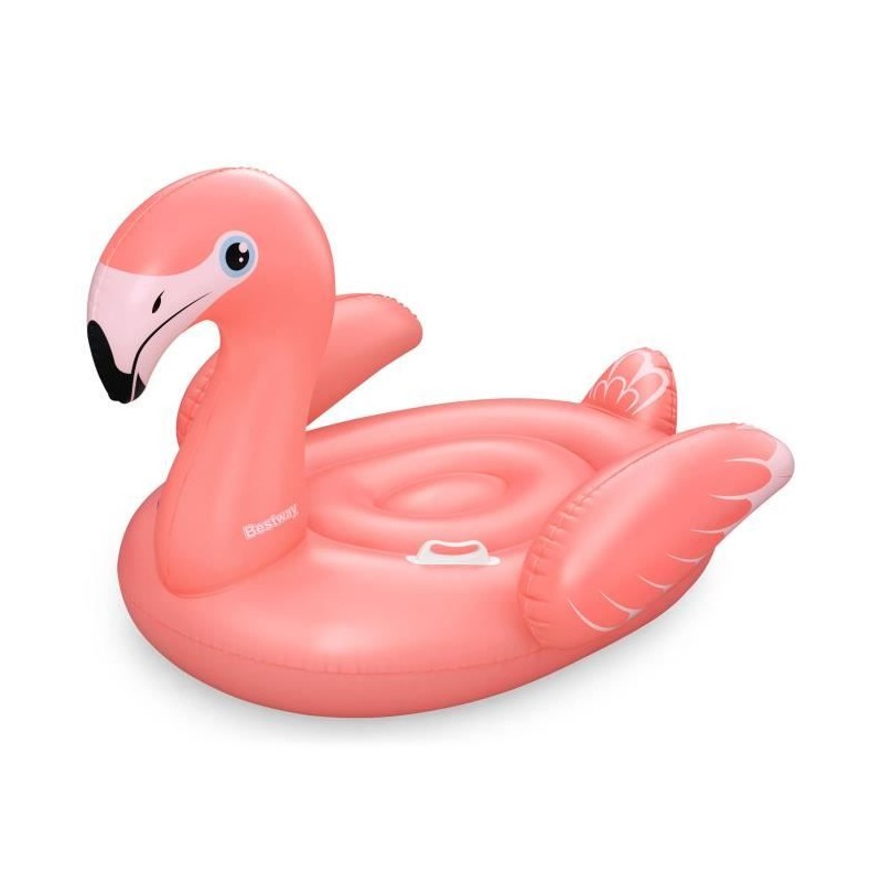 Bouée a chevaucher - Bestway - Flamant rose - 168 x 120 cm
