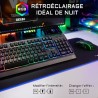 Pack Gamer 2 en 1 - The G-Lab - COMBO TUNGSTEN - Souris Sans Fil - Clavier Sa...