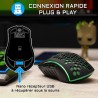 Pack Gamer 2 en 1 - The G-Lab - COMBO TUNGSTEN - Souris Sans Fil - Clavier Sa...