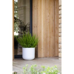 Pot de fleurs Rond 50 cm - EDA - Graphit Up - 67 L - Ø 48,5 x H. 46,2 cm- Bla...