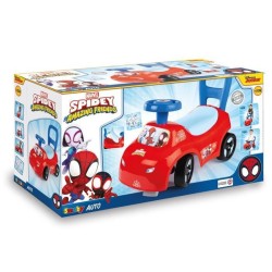 Smoby - Porteur auto enfant 2 en 1 - Spidey - Coffre sous la selle - Des 10 m...