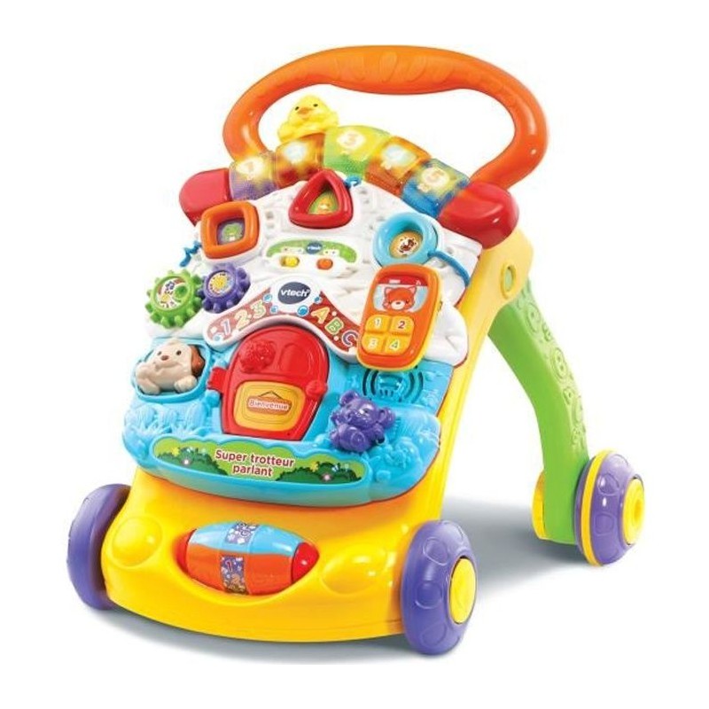 VTECH - Super Trotteur Parlant 2 en 1 - Multicolore