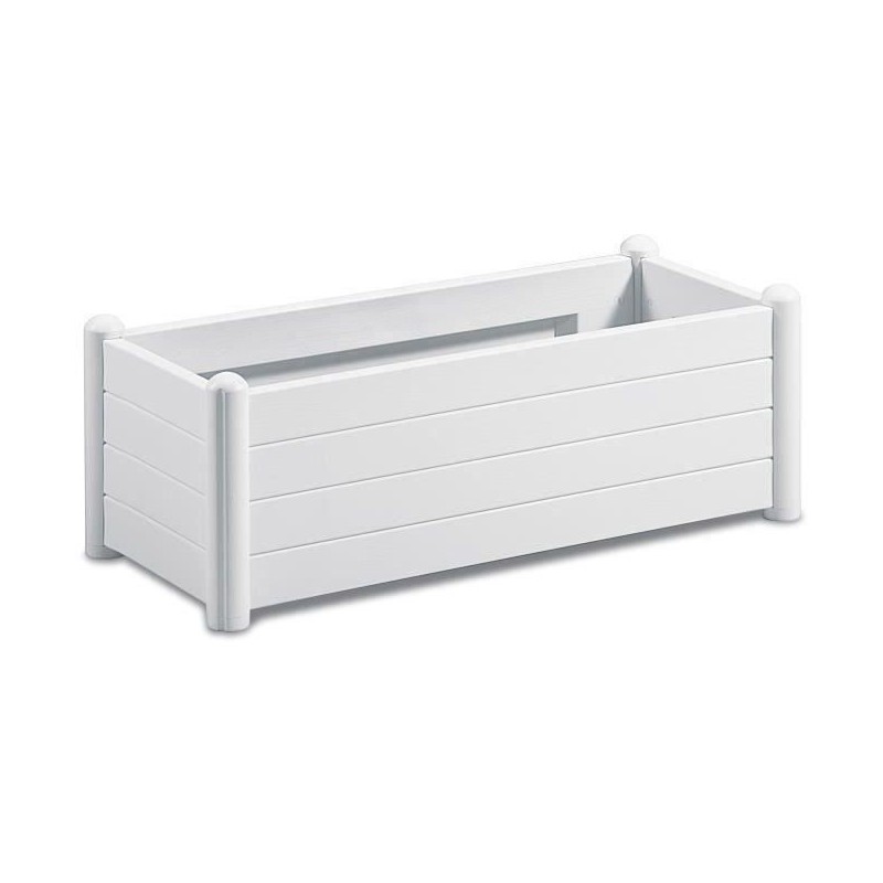 STEFANPLAST Bac a fleurs rectangulaire - ITALIA - Finition effet bois - 100x4...