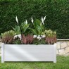 STEFANPLAST Bac a fleurs rectangulaire - ITALIA - Finition effet bois - 100x4...