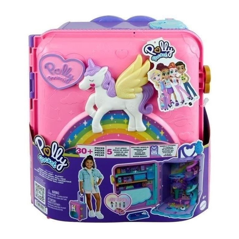 Polly Pocket-Coffret Valise Polly Pocket Pollyville HKV43