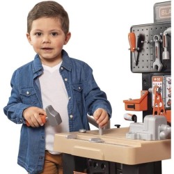 SMOBY - Black and Decker - Mega center - 3 parties : mécanique, plomberie, me...
