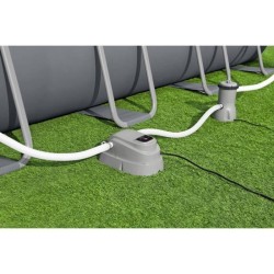 Réchauffeur électrique - Bestway - Pour piscine hors sol - Gris