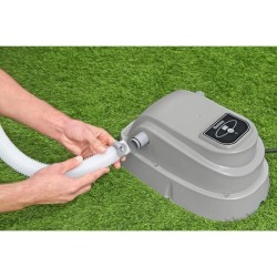 Réchauffeur électrique - Bestway - Pour piscine hors sol - Gris
