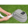 Réchauffeur électrique - Bestway - Pour piscine hors sol - Gris