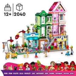 LEGO Friends 42670 Les appartements et boutiques de Heartlake City Jeu créati...